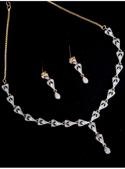 CZ Necklace Set